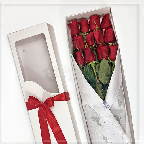 Caja 12 Rosas | Regalar Flores, Envio de flores, desayunos y regalos a domicilio