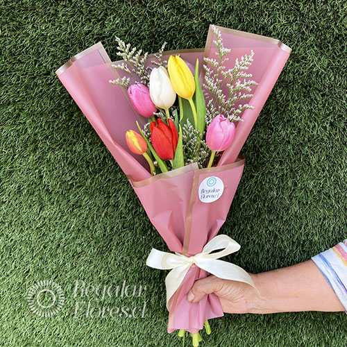 Ramo 6 tulipanes | Regalar Flores, Envio de flores, desayunos y regalos a domicilio