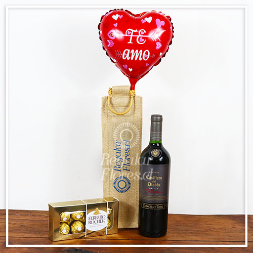 Vino Reserva Especial + Ferrero + Globo