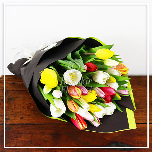 Ramo 30 tulipanes | Regalar Flores, Envio de flores, desayunos y regalos a domicilio