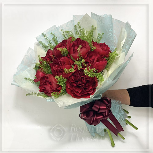 Ramo 10 peonias | Regalar Flores, Envio de flores, desayunos y regalos a domicilio