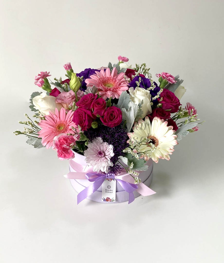 cilindro gerberas y lisianthus_1